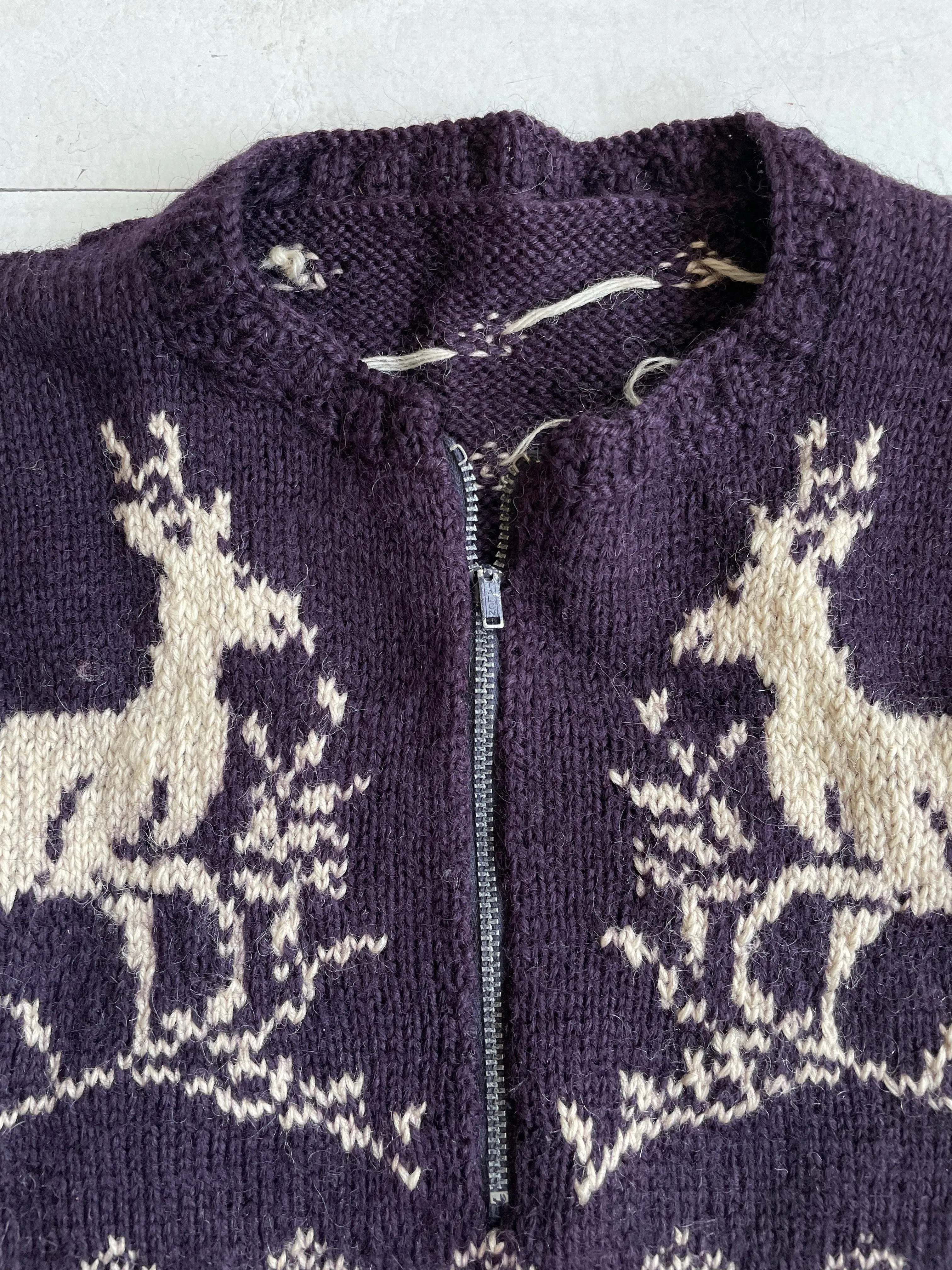 1930s Wool Stag Sweater