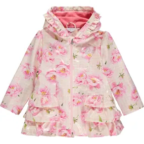 A DEE - Peony Dreams Anna Peony Print Raincoat - Pink