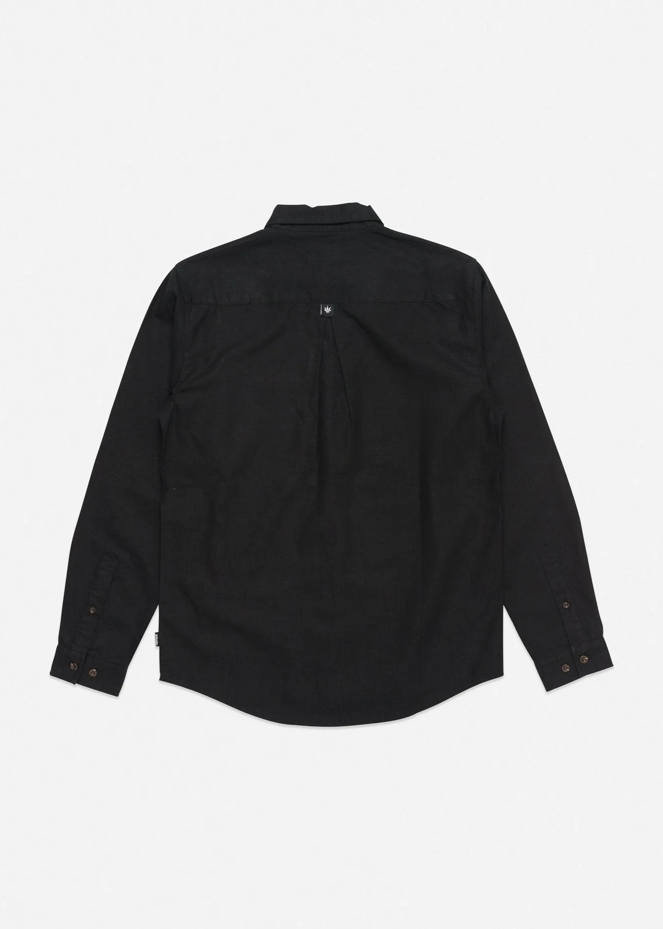 Afends Mens Overthrow - Hemp Long Sleeve Shirt