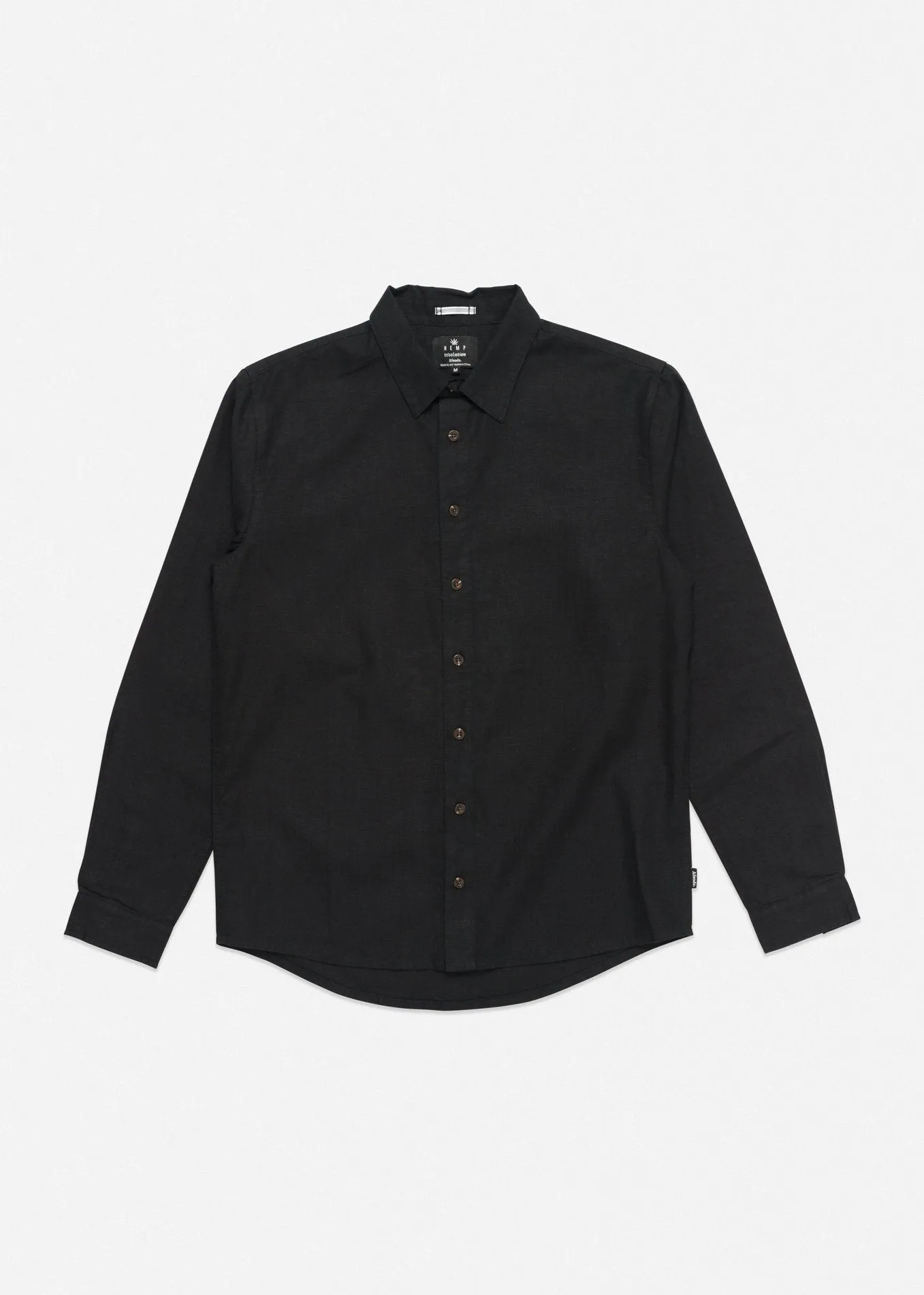 Afends Mens Overthrow - Hemp Long Sleeve Shirt