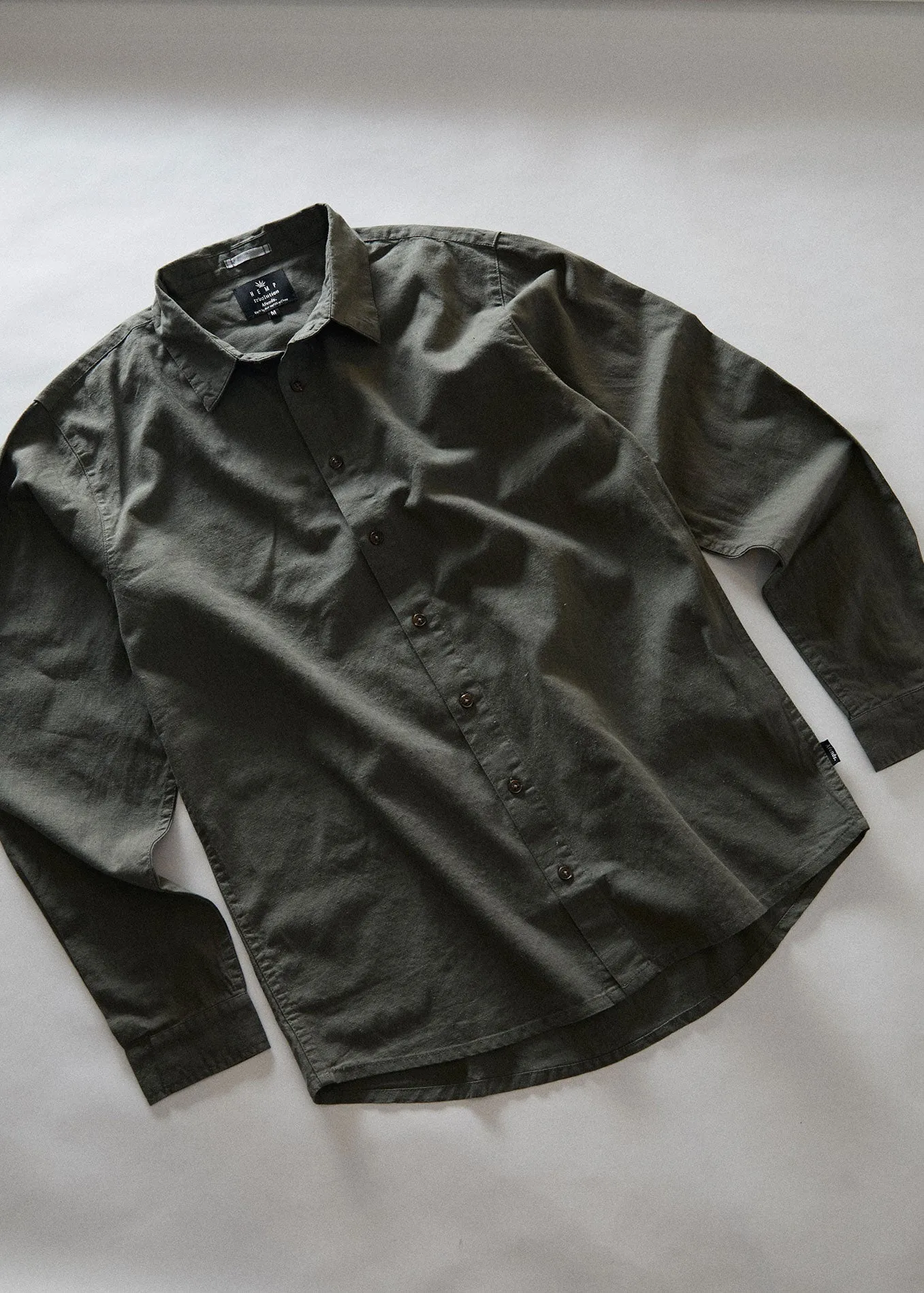 Afends Mens Overthrow - Hemp Long Sleeve Shirt