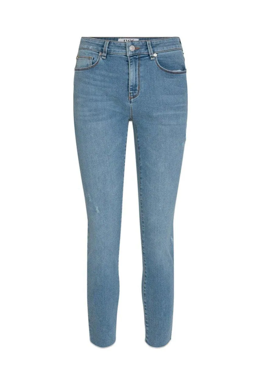 Alexa Jeans Wash Bright Cool Org. Denim - Denim Blue