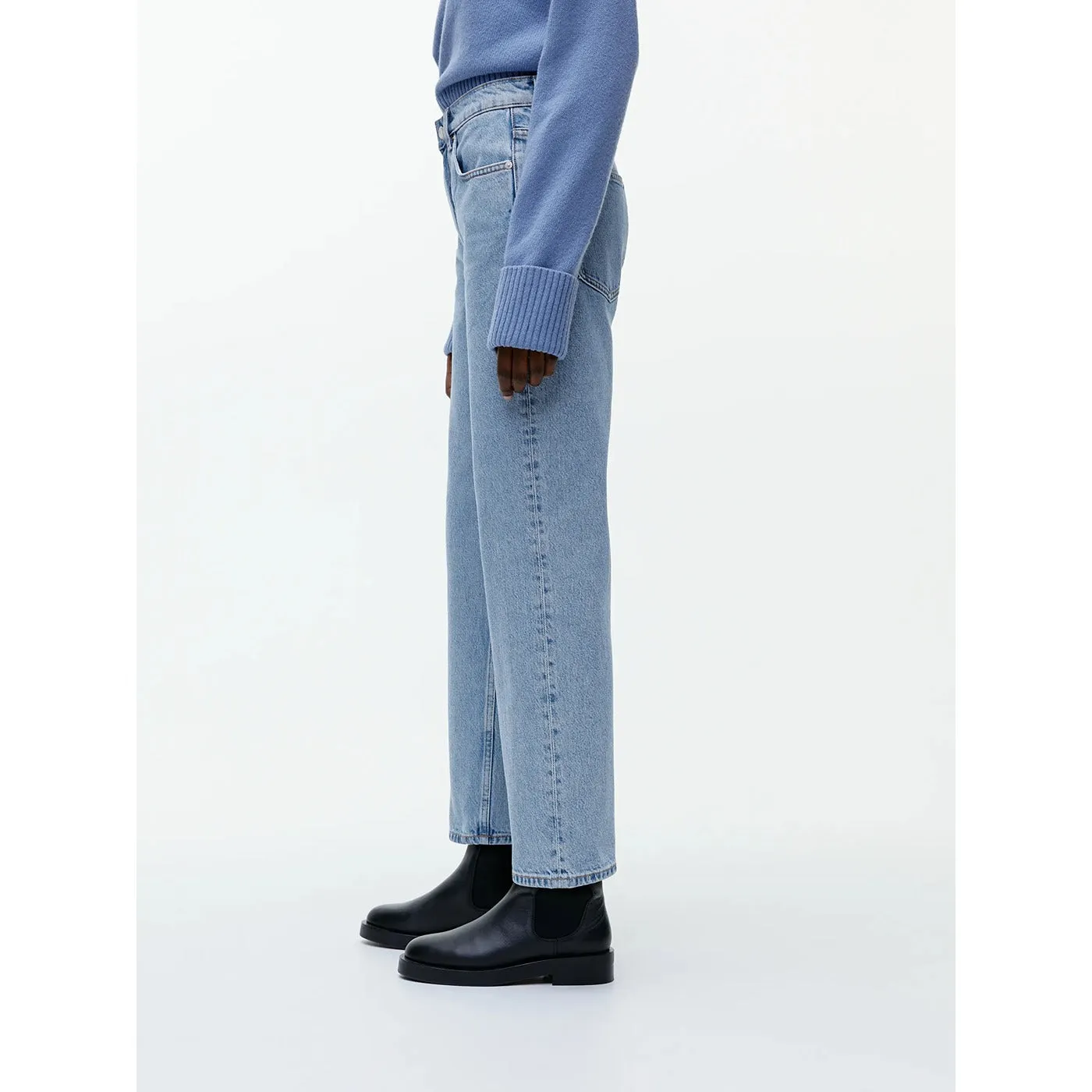 & Arket Straight Light blue High Jeans