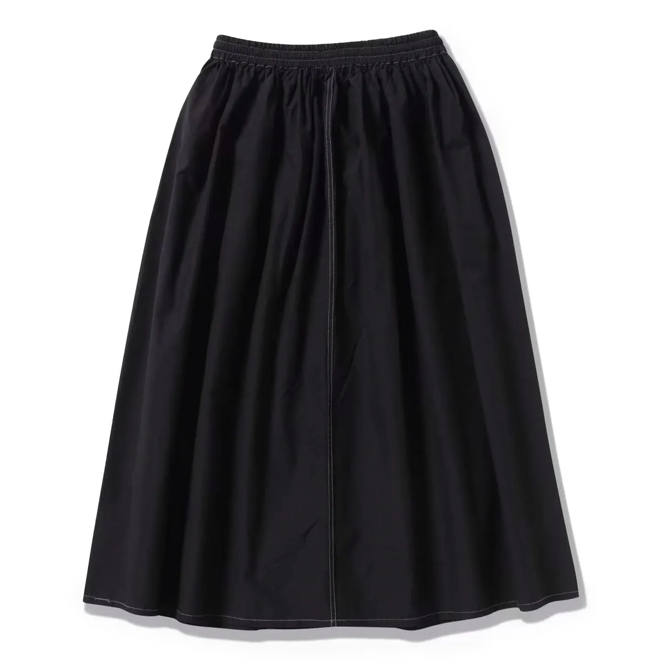 And Wander Womens C/N Rip Skirt Black