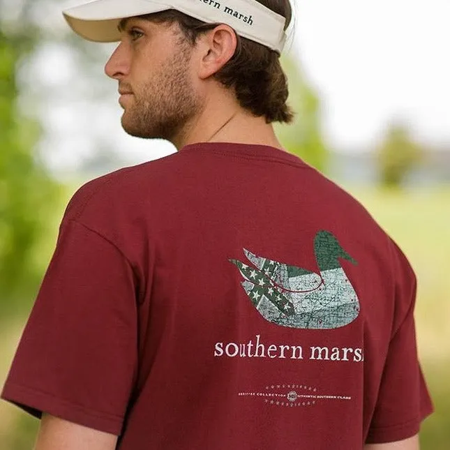 Authentic Heritage Tee - Mississippi State Flag