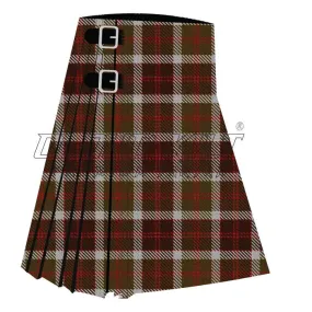 Bannockbane Brown Premium Tartan Kilt