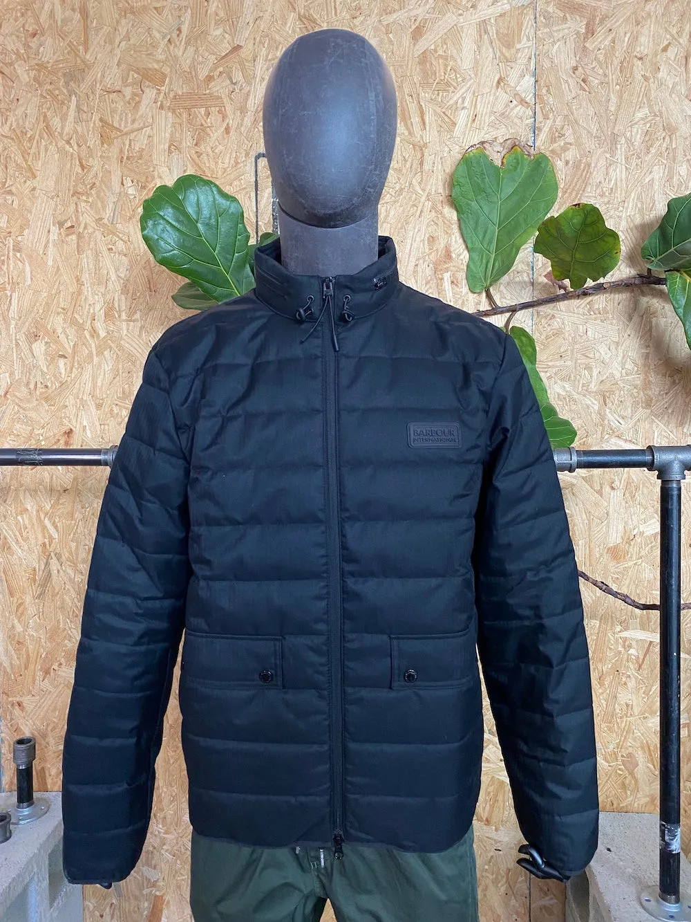 Barbour International Drive Quilt Jacket- Black