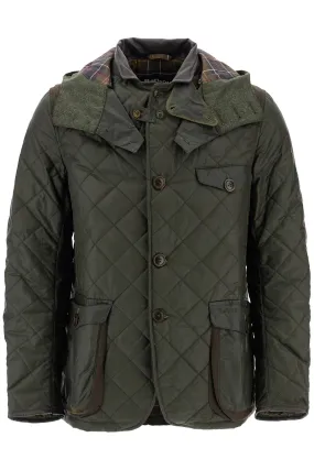 BARBOUR Men's Quilted Waxed Cotton Driving Jacket