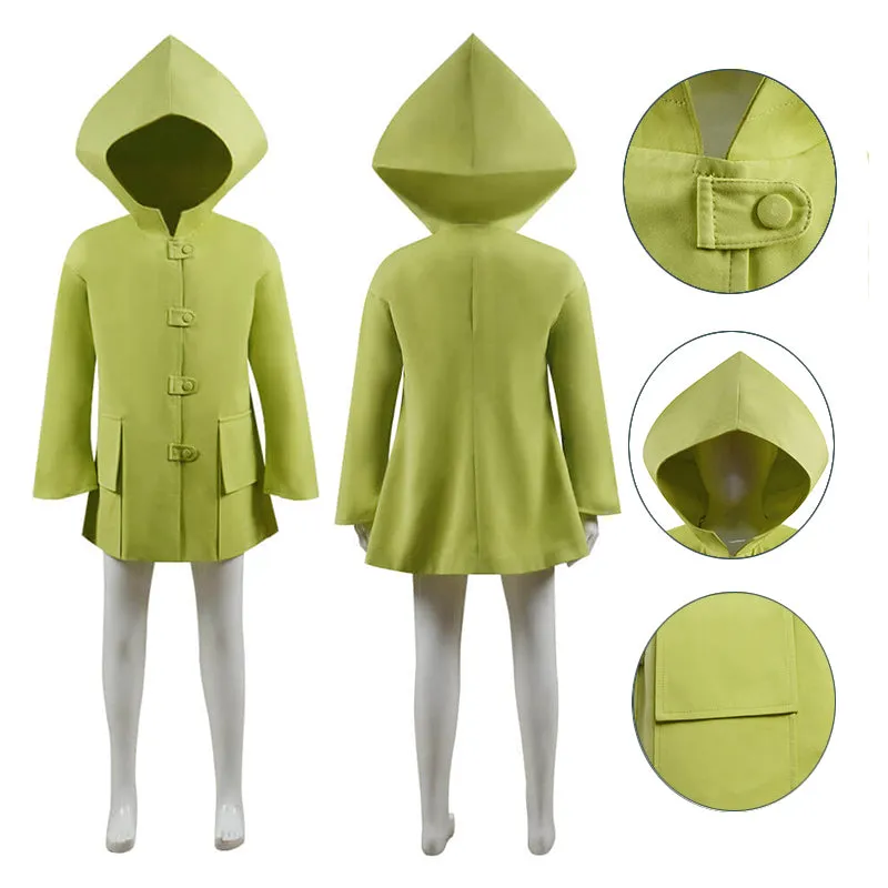 Becostume Little Nightmares Six Cosplay Costume Yellow Raincoat Jacket For Kids Adult