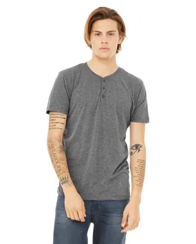 Bella   Canvas 3125 Men's Triblend Short-Sleeve Henley