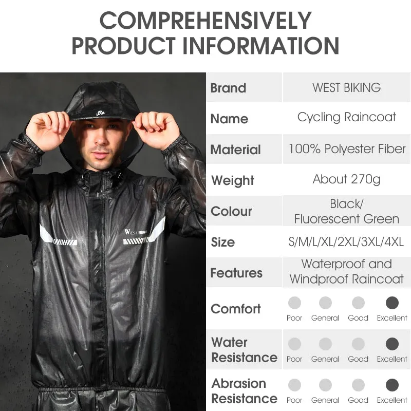 Bicycle Raincoat Windproof Waterproof Windbreaker Climbing Mountain Bike Road Bike Bicycle Raincoat Cycling Jerseys