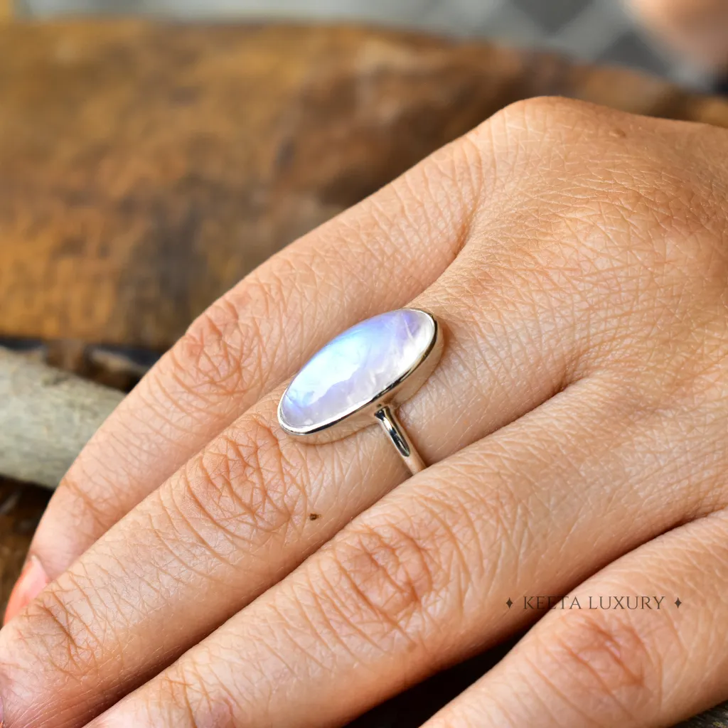 Bohemian Charm - Moonstone Ring