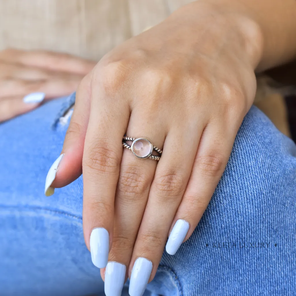 Bohemian Dance - Rose Quartz Ring