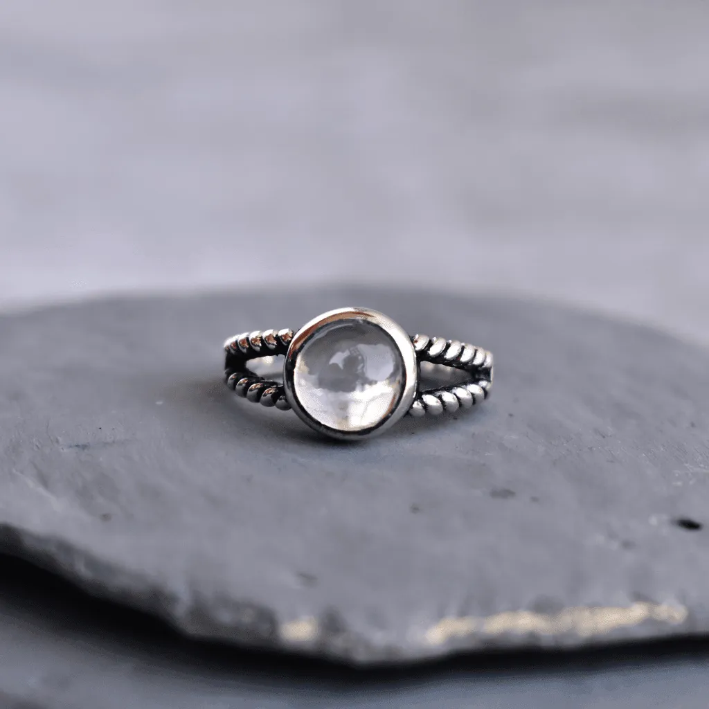 Bohemian Dance - Rose Quartz Ring