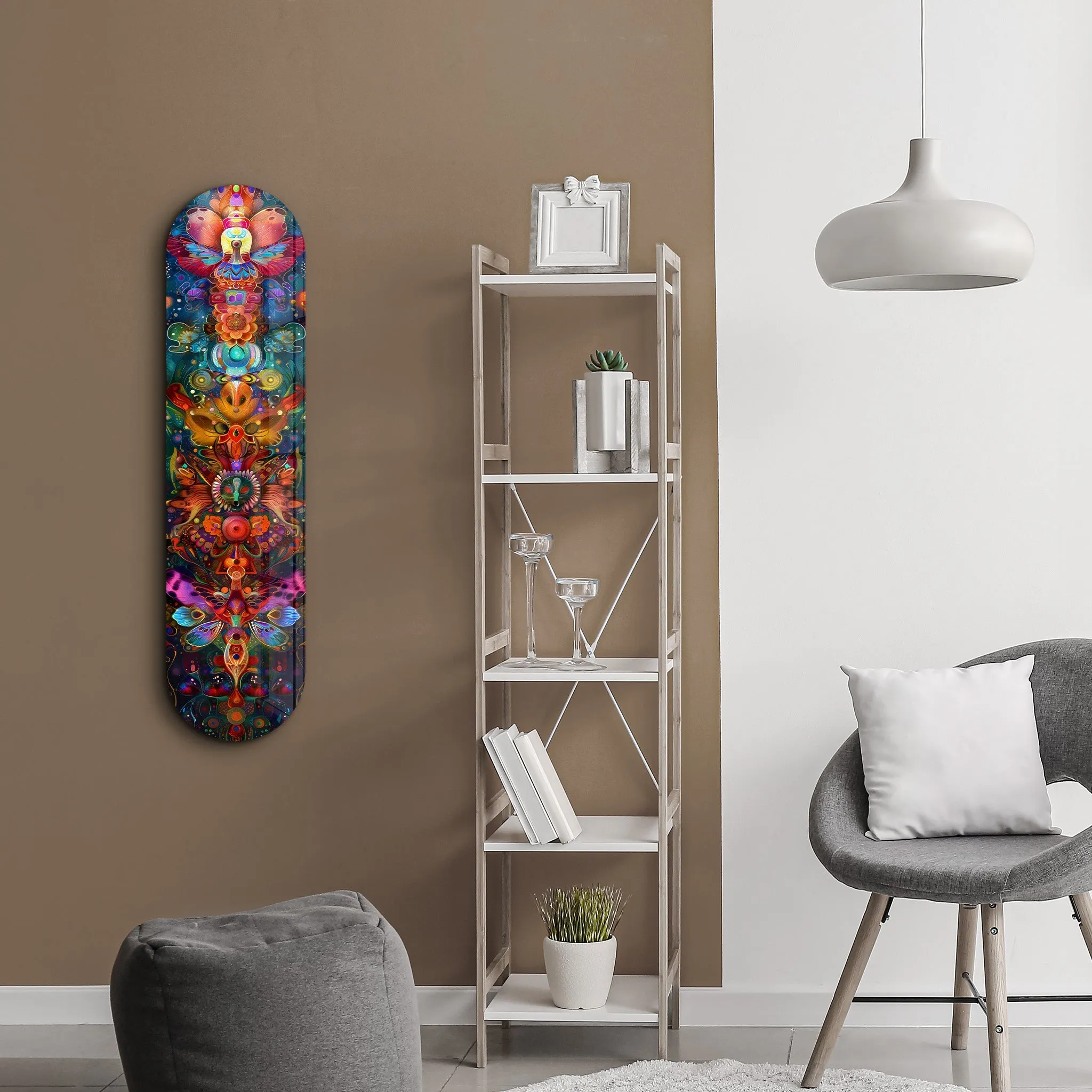 Bohemian Flower Dream V3 | Glass Wall Art