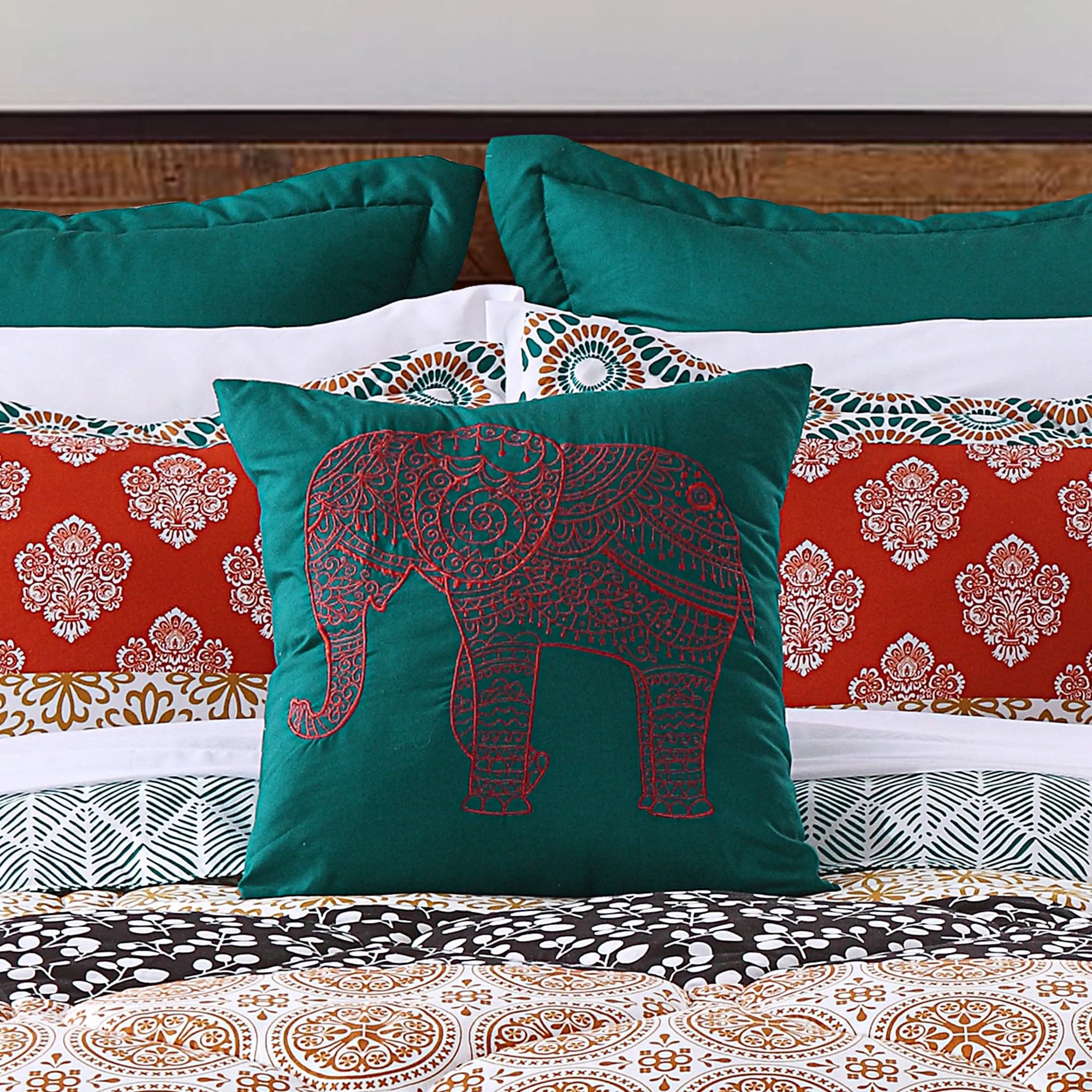 Bohemian Stripe 7 Piece Comforter Set