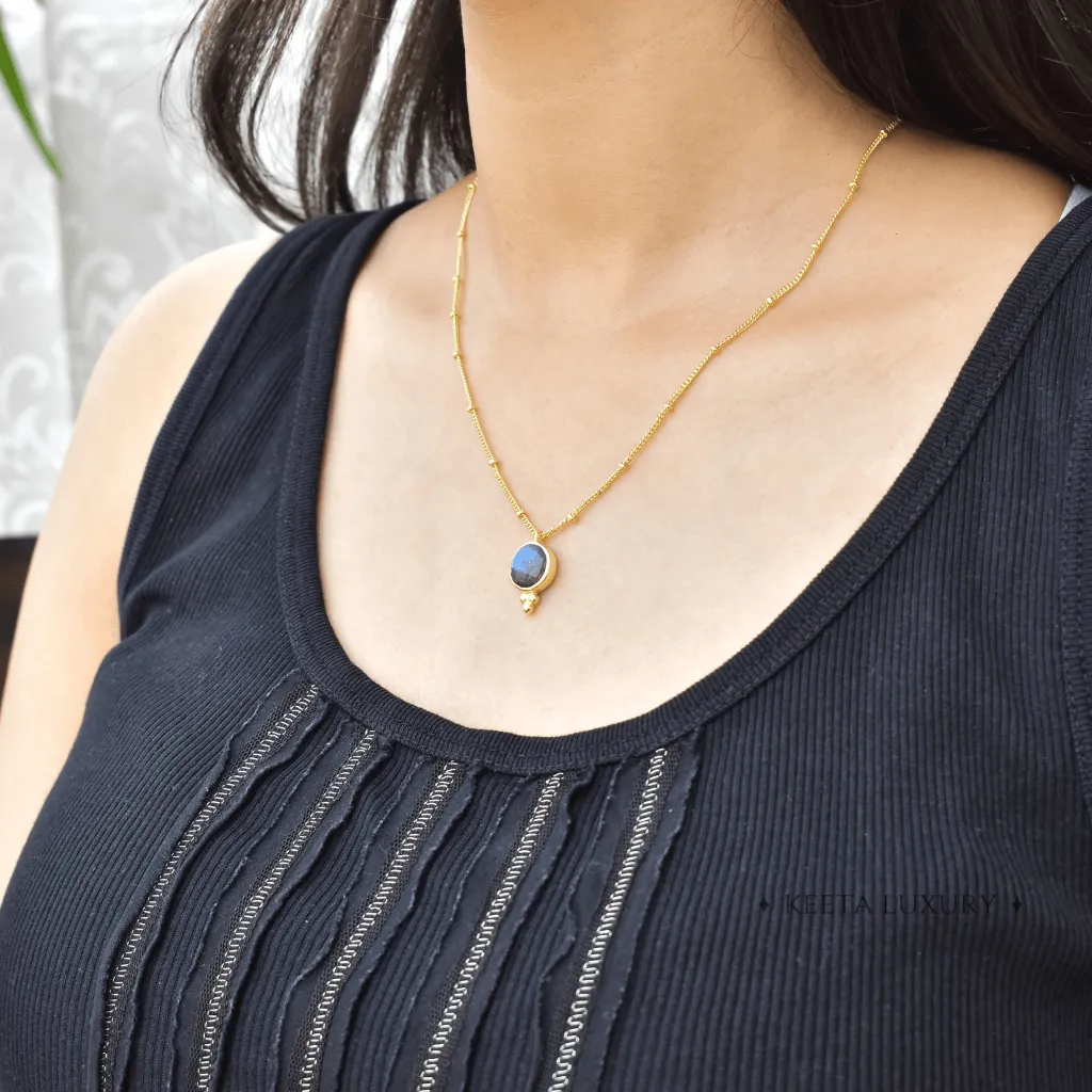 Bohemian Trove- Labradorite Necklace