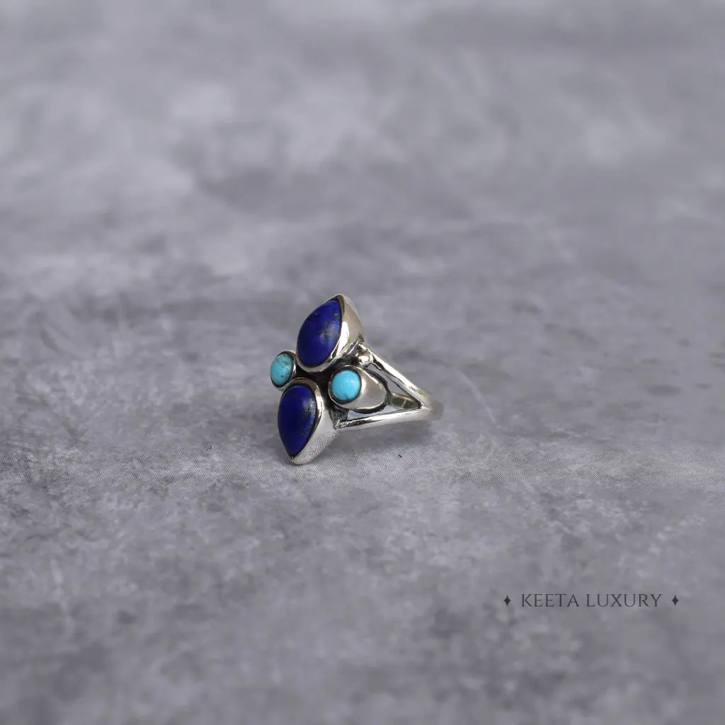 Boho Blend - Lapis & Turquoise Ring