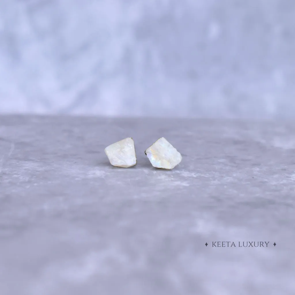 Boho Blooms - Moonstone Studs