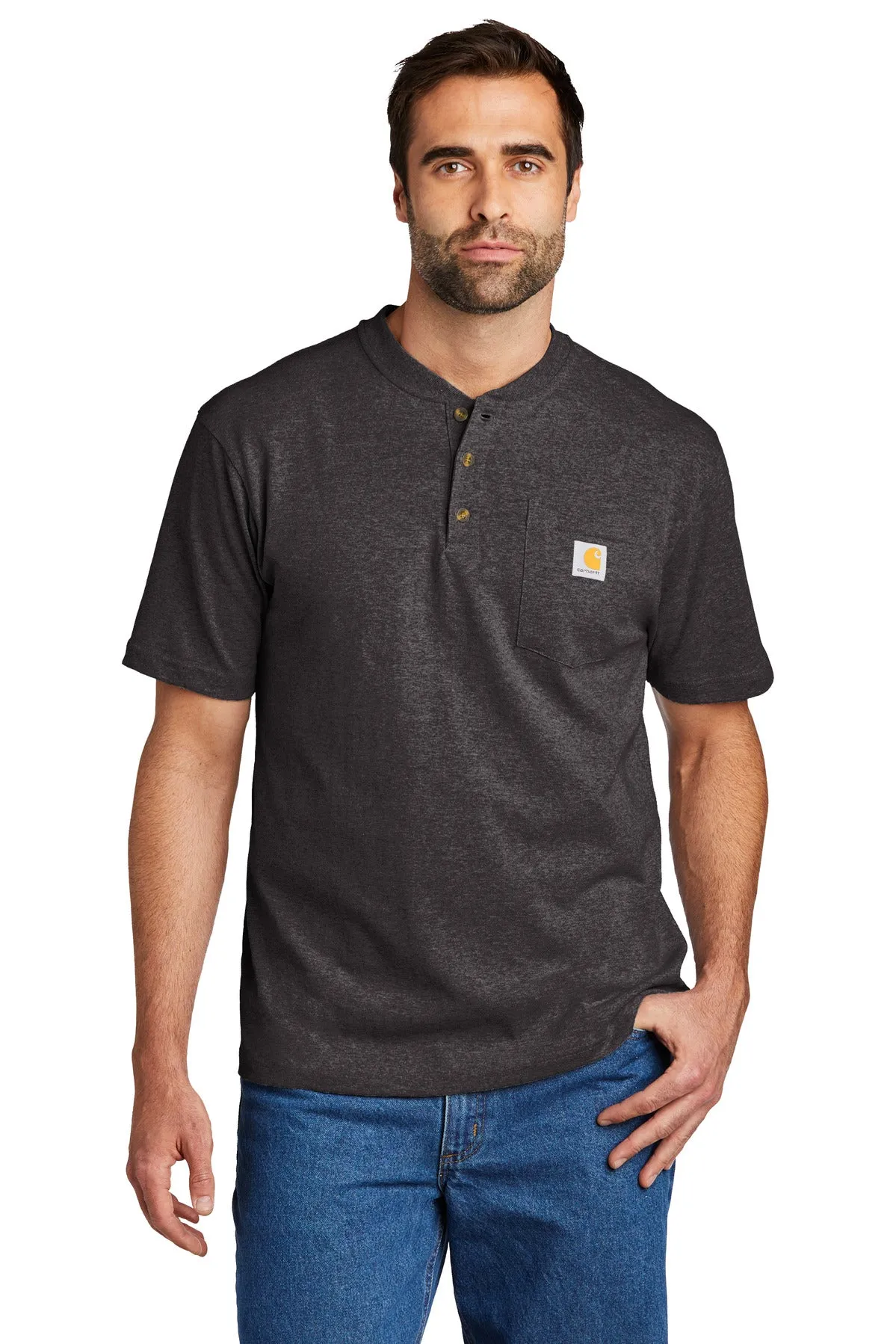 Carhartt Men's Short Sleeve Henley T-Shirt CTK84