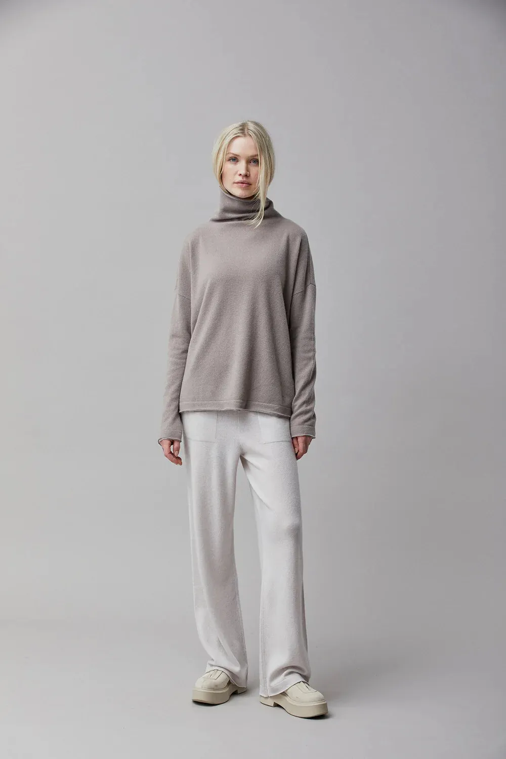 Cashmere Turtleneck - Griege