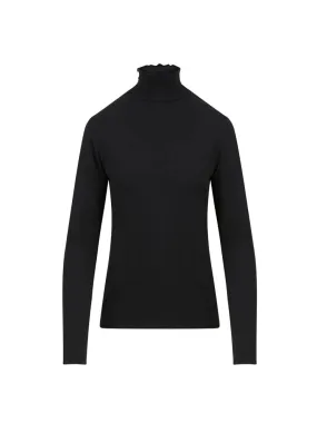 CC Heart Sofia Turtleneck Top Black