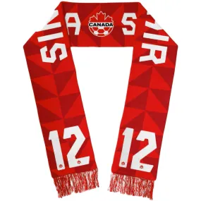 Christine Sinclair Canada Soccer Nike Red Jacquard Player Scarf