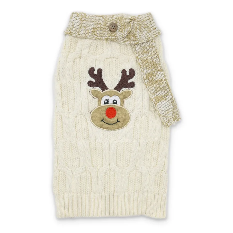 Dogo - Reindeer Scarf Sweater