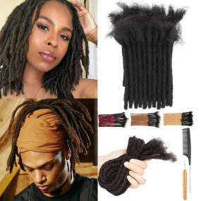 Dreadlock Extensions Human Hair for Men Women