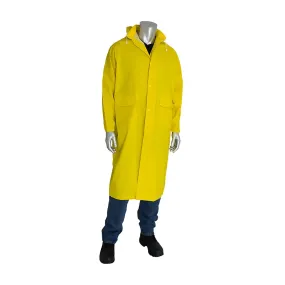 Falcon 205-300FR/M Premium Two-Piece 48" Treated Raincoat - 0.35 mm