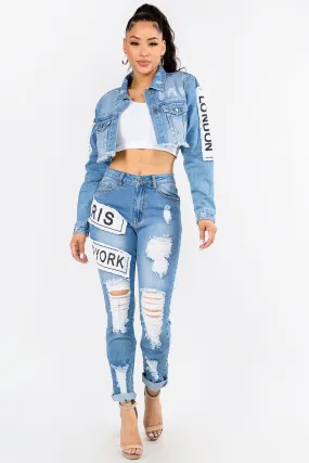 Fashion Tour Patch Skinny Jeans