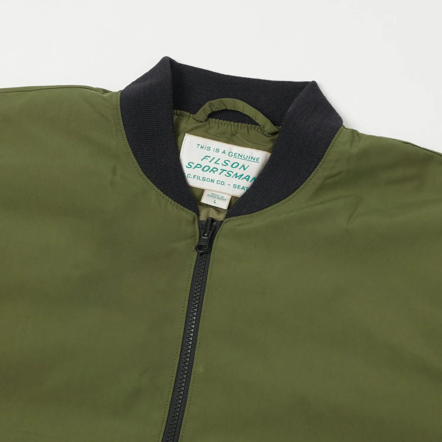 Filson Down Liner Jacket - Winter Moss