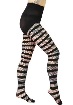 Fishnet Stripe | OPAQUE TIGHTS