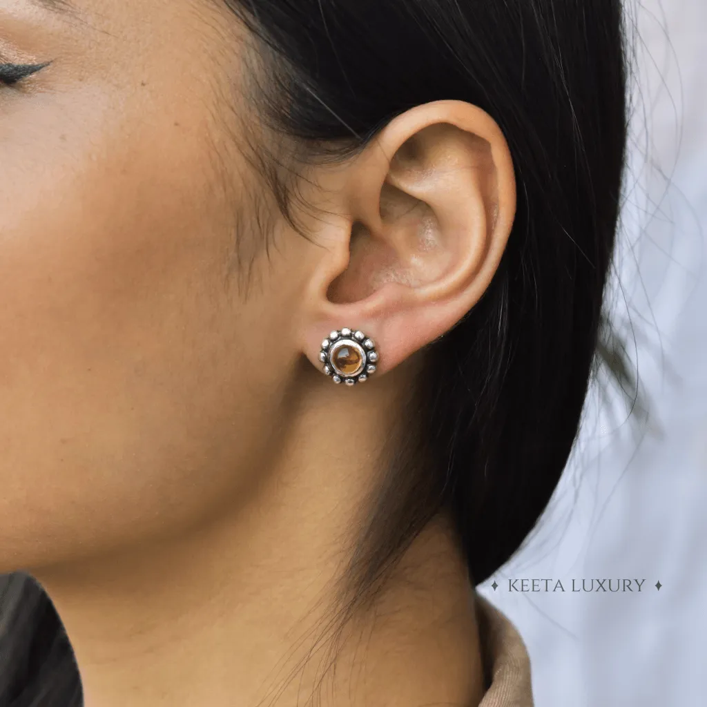 Flower Child - Citrine Studs