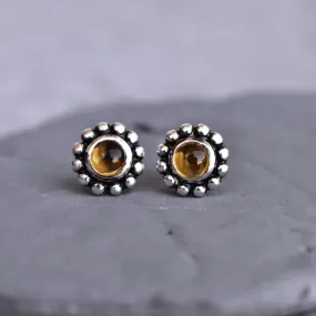 Flower Child - Citrine Studs