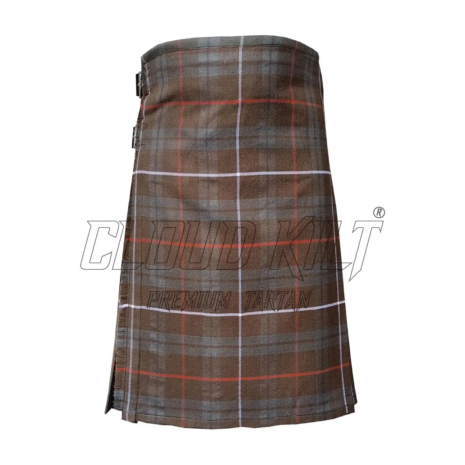 Fraser Weathered Stripe Tartan Kilt