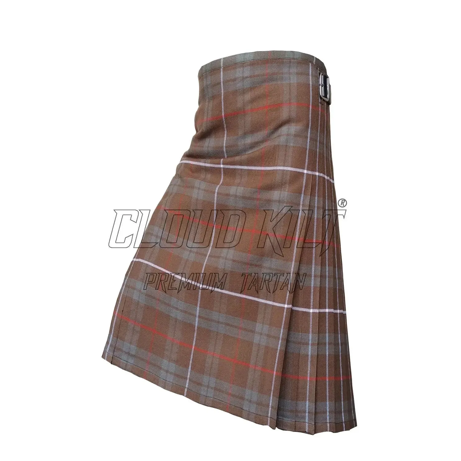 Fraser Weathered Stripe Tartan Kilt