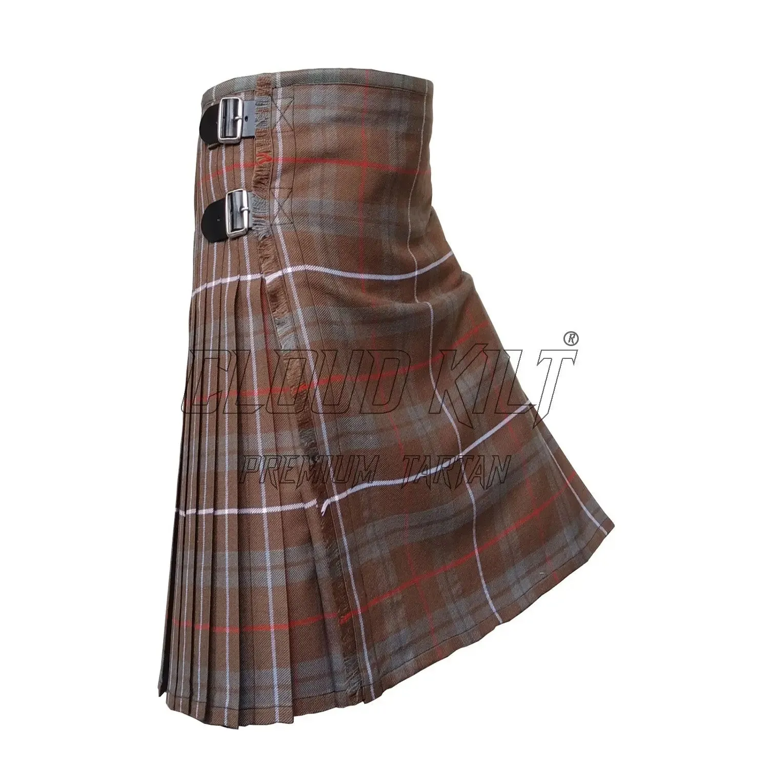 Fraser Weathered Stripe Tartan Kilt