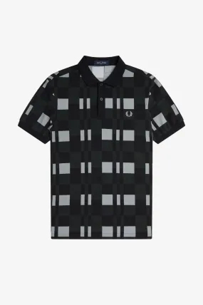 Fred Perry Split Chequerboard Polo Shirt