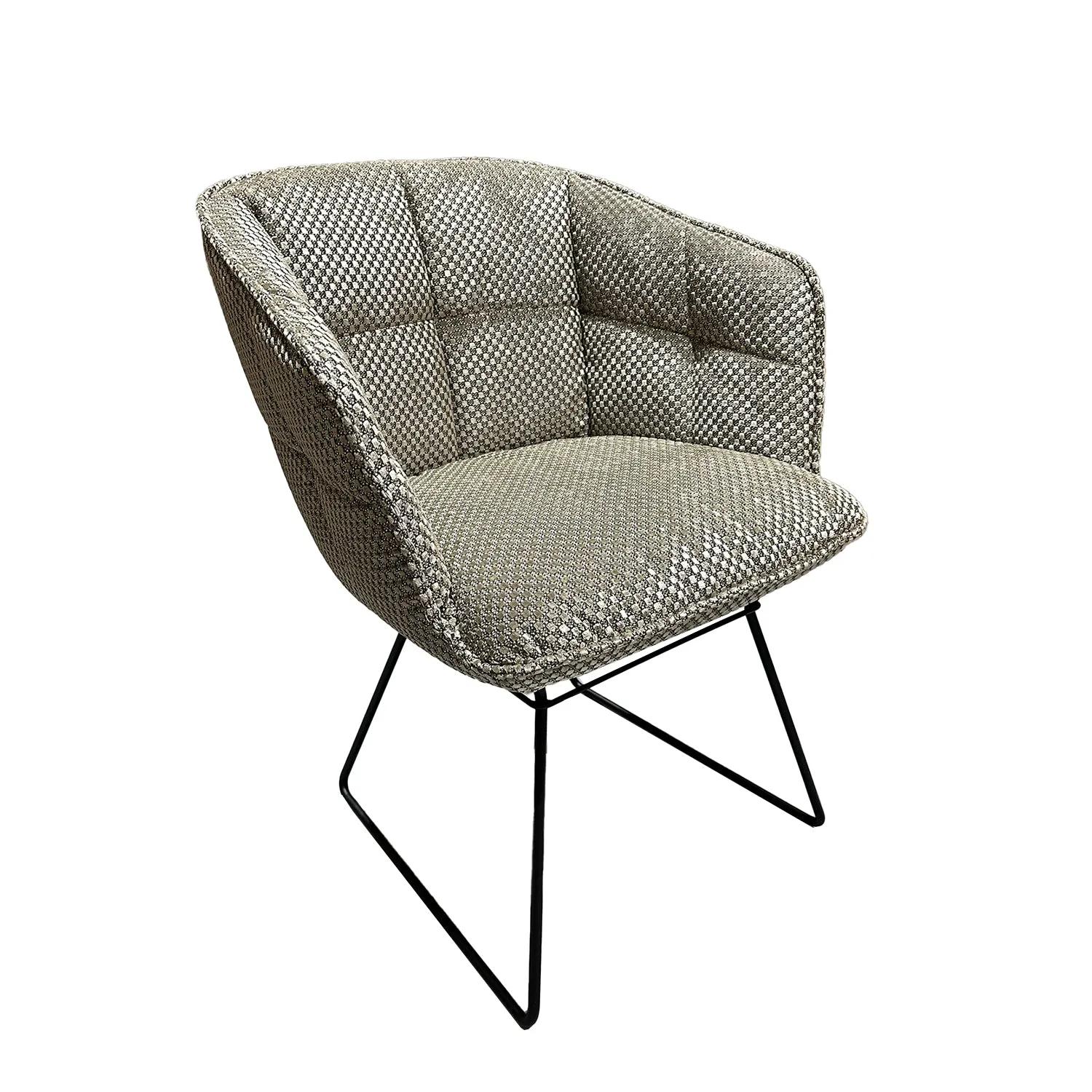 freifrau | marla armchair high | wire frame | nobilis raphael 02 beige