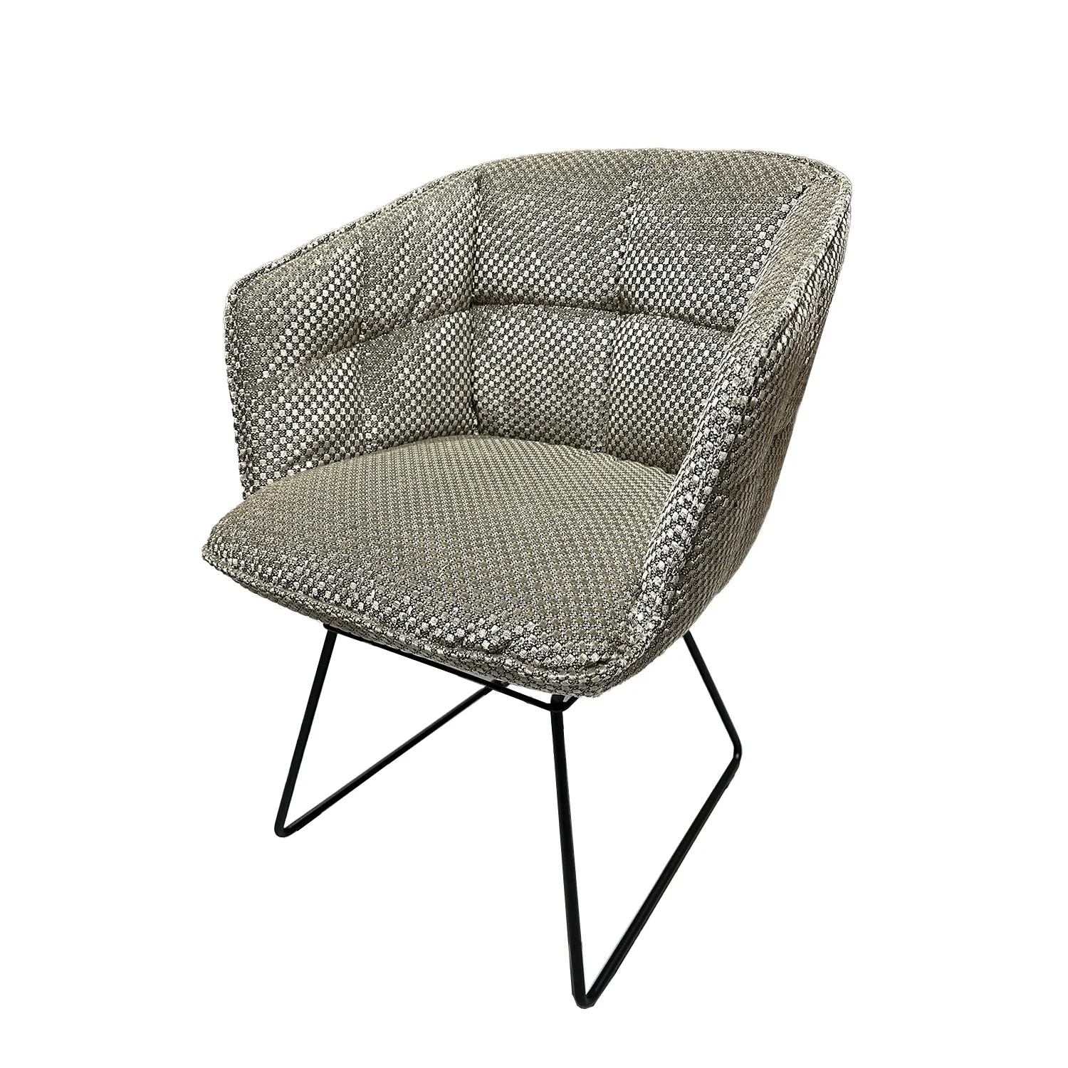 freifrau | marla armchair high | wire frame | nobilis raphael 02 beige