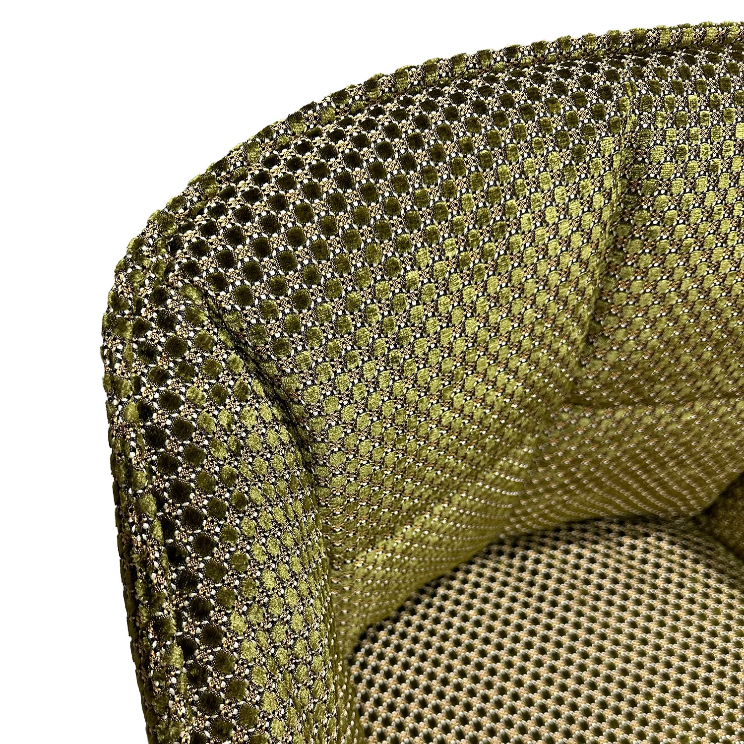 freifrau | marla armchair high | wire frame | nobilis raphael 73 vert khaki