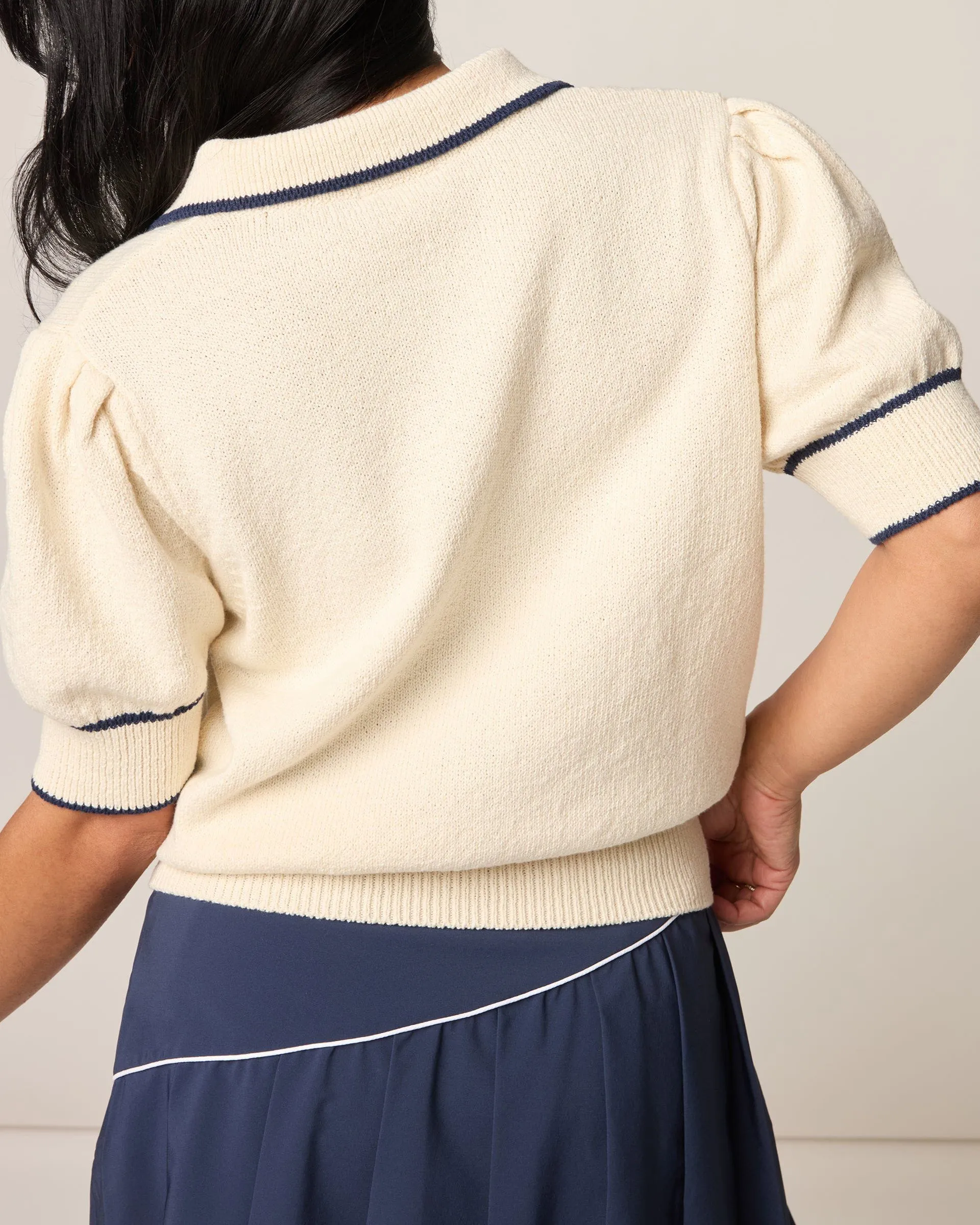 Gigi Cotton Sweater Polo