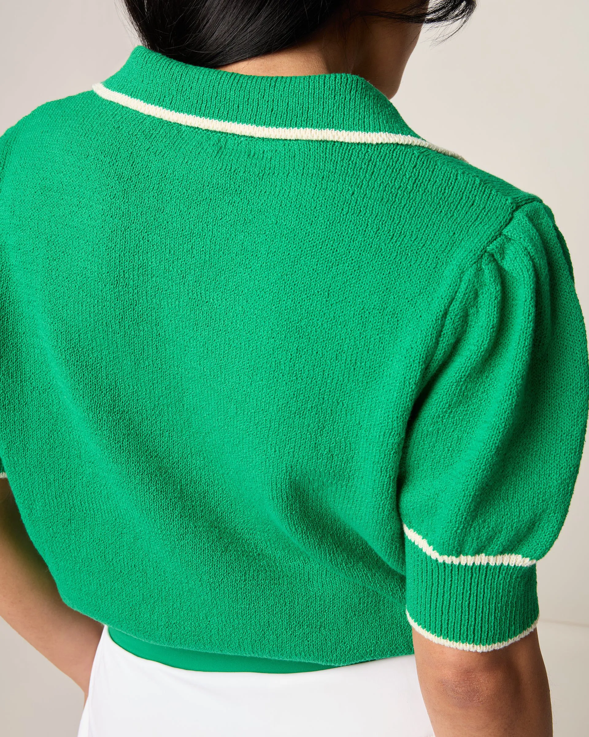 Gigi Cotton Sweater Polo