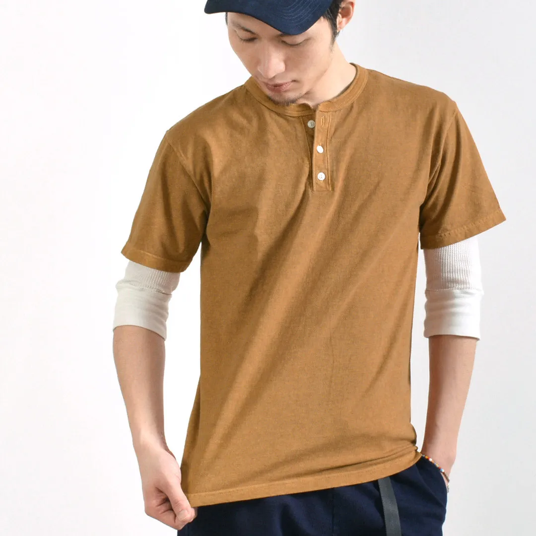 GOOD ON / Short sleeve henley neck T-shirt