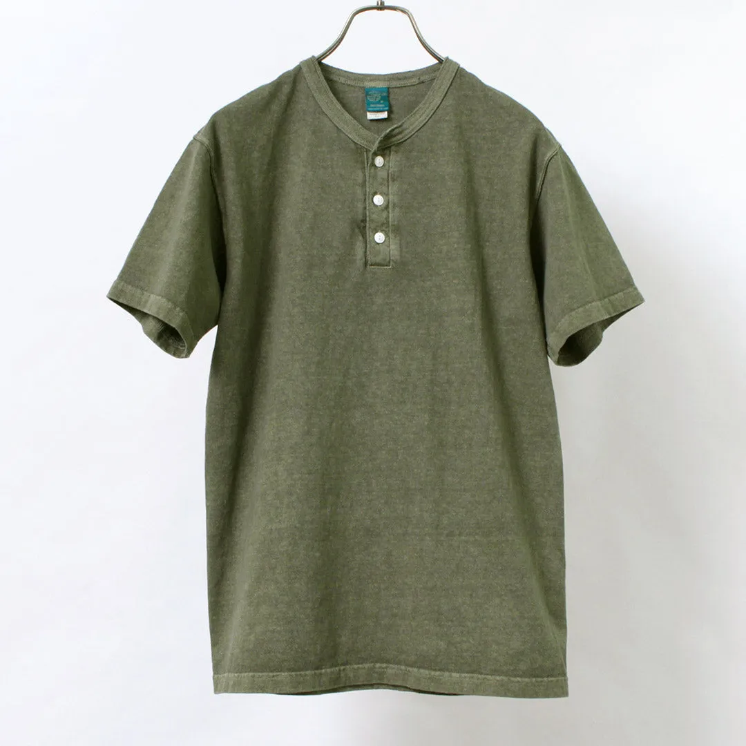 GOOD ON / Short sleeve henley neck T-shirt