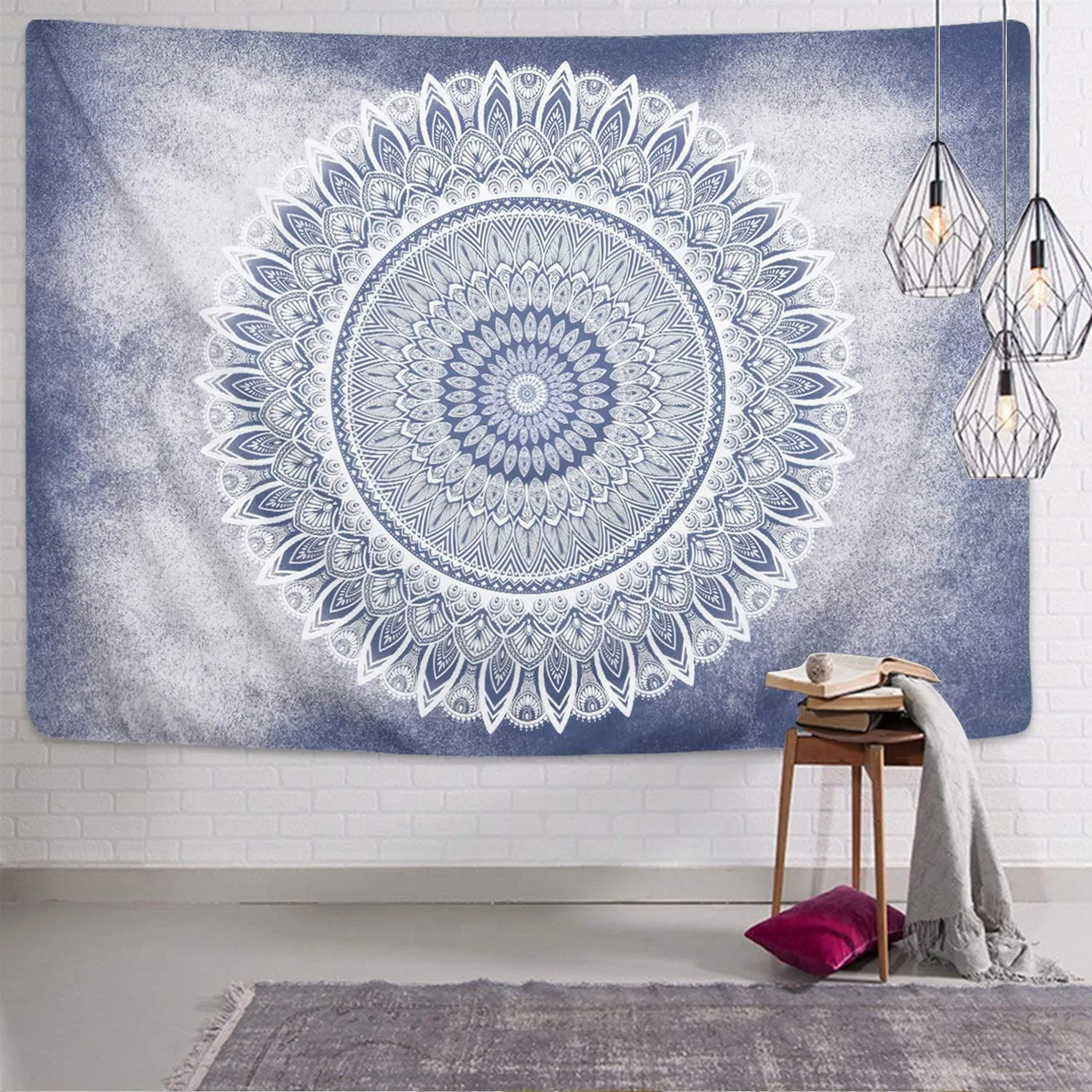 Grey Bohemian Tapestry