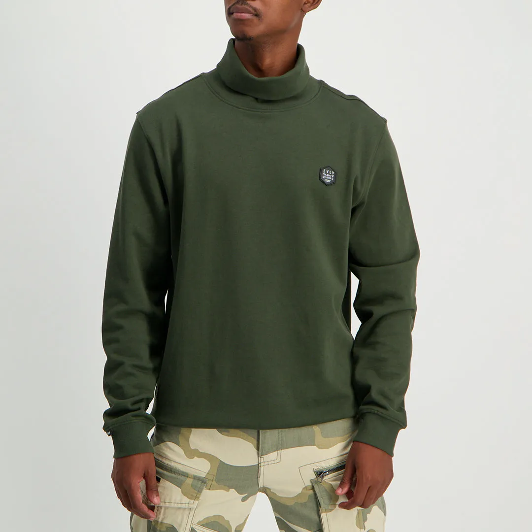 HAWKS POLO NECK SWEATER