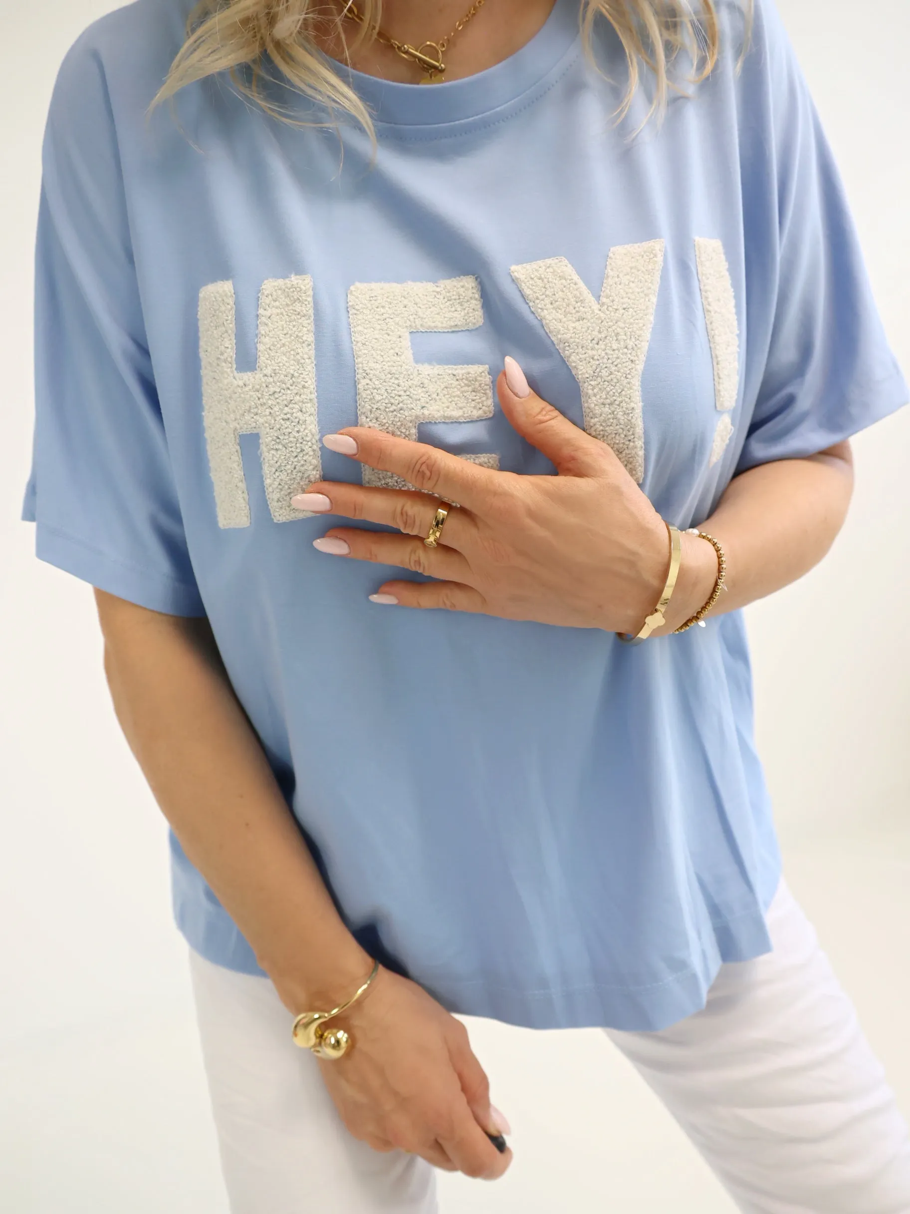 HEY! Oversize T-Shirt - verschiedene Farben