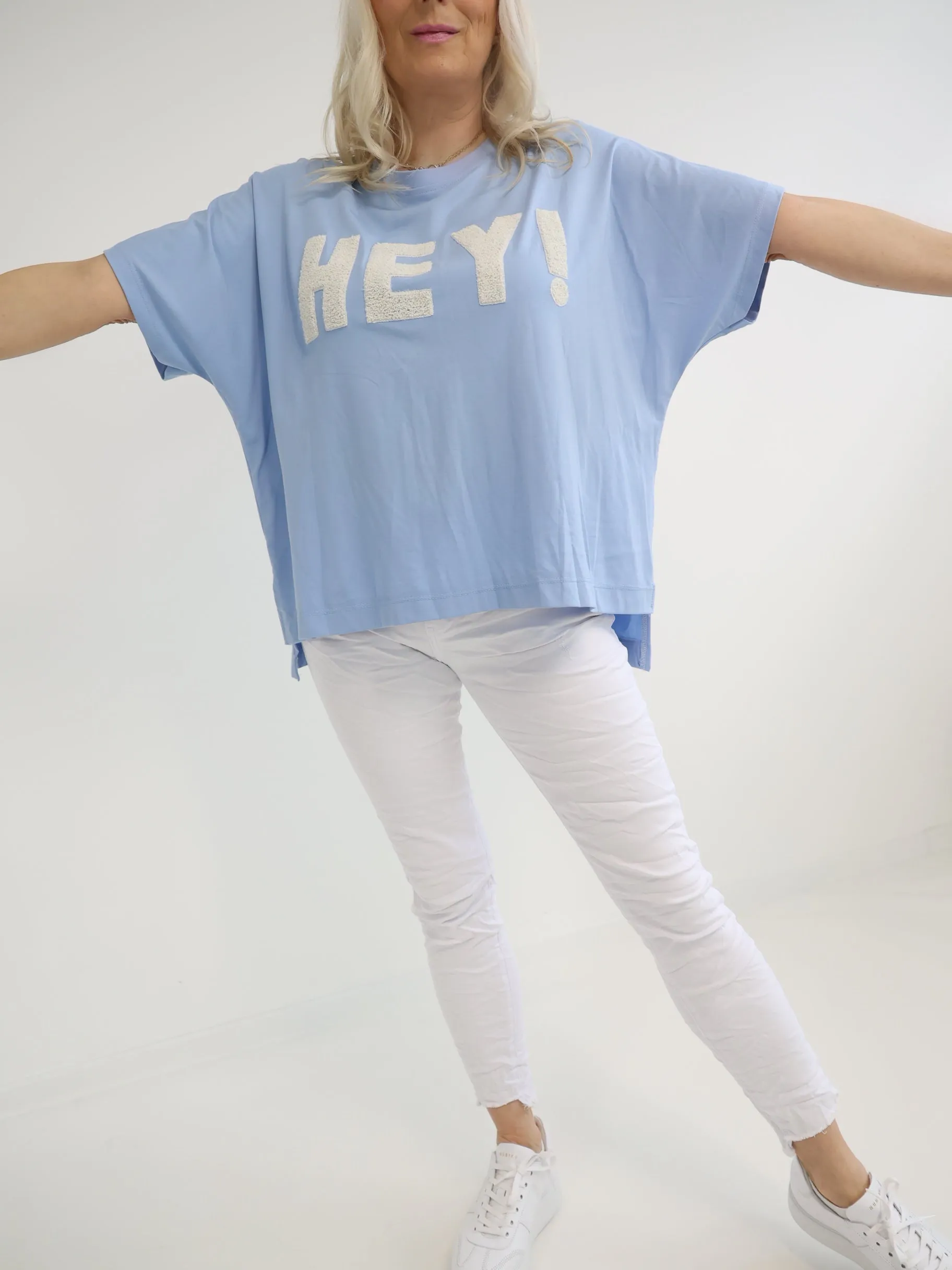 HEY! Oversize T-Shirt - verschiedene Farben